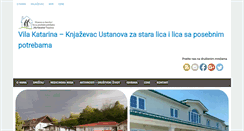 Desktop Screenshot of domstarihvilakatarina.com